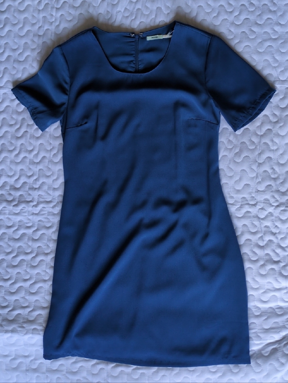 Urban Outfitters Kimchi Blue Teal Blue Scoop Neck Mini Dress